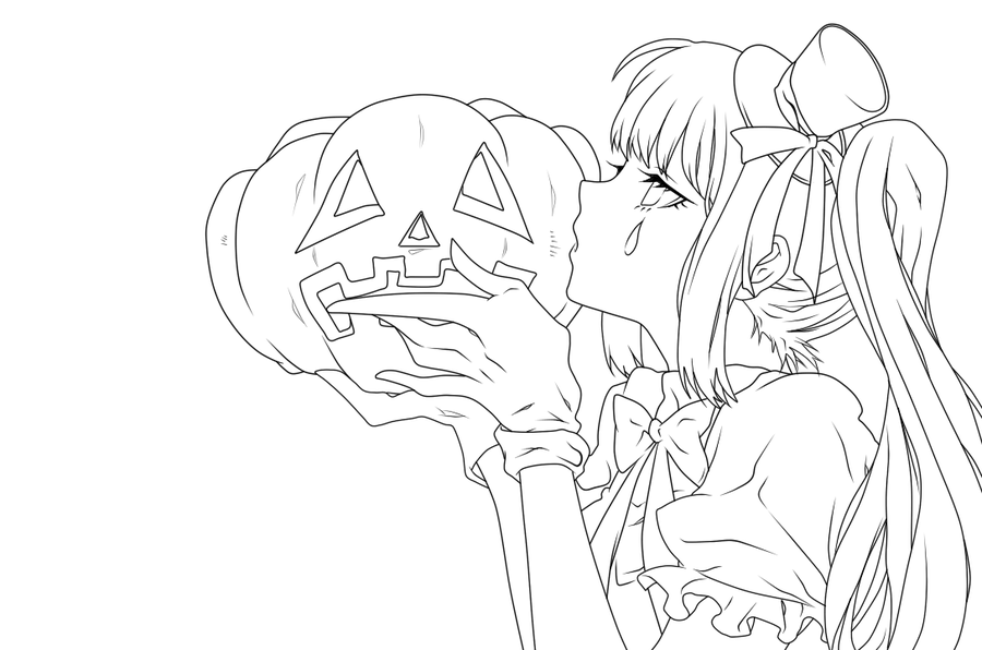 900x596 Anime Halloween Drawings Fun For Christmas