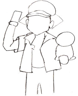 250x310 Drawing In Anime Style