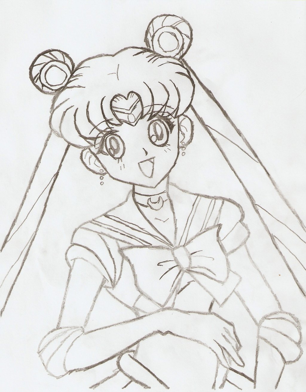 1024x1313 Sailor Moon Pencil Art By Yukahime