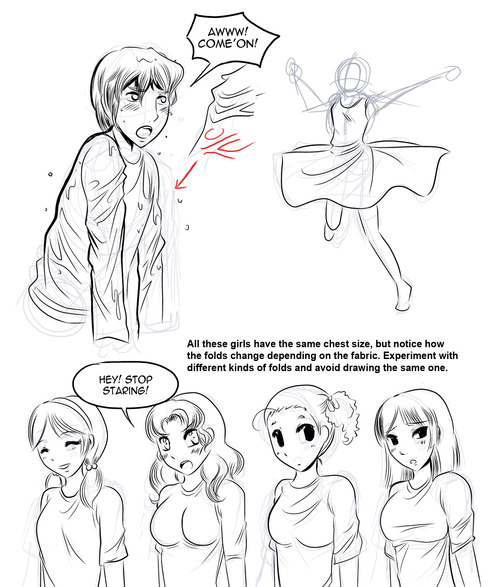 500x587 How To Draw Anime Dresses