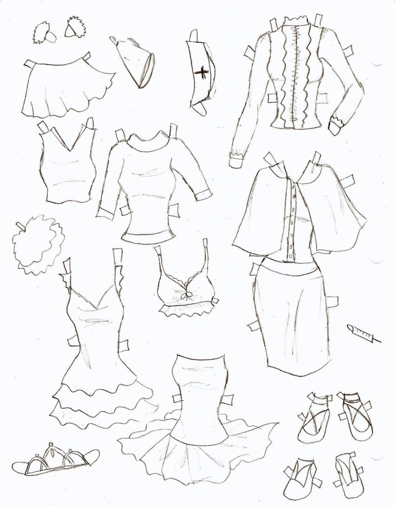 799x1024 How To Drawing Dress Anime