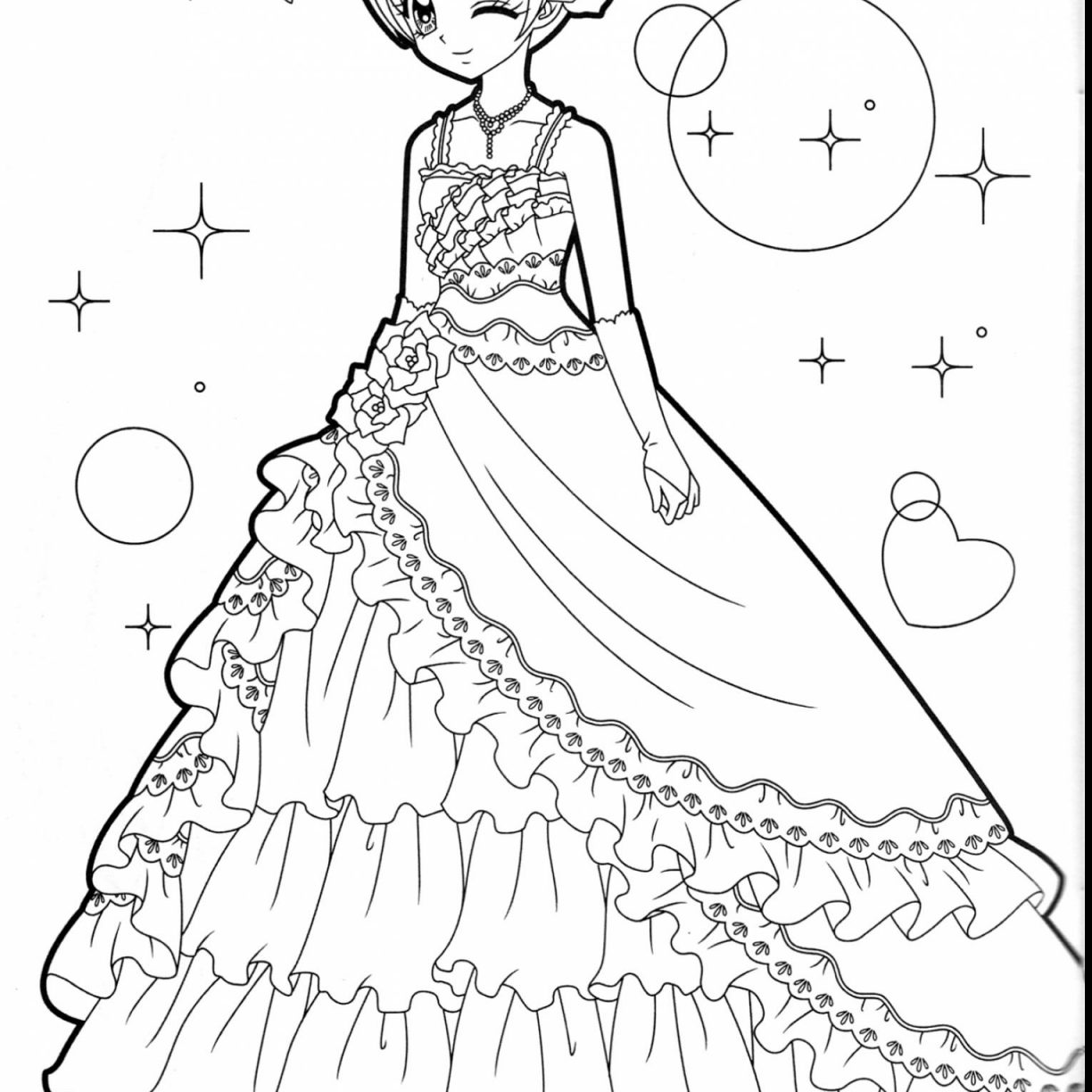 1224x1224 Remarkable Anime Cat Girl Coloring Pages Free Printable Cartoons