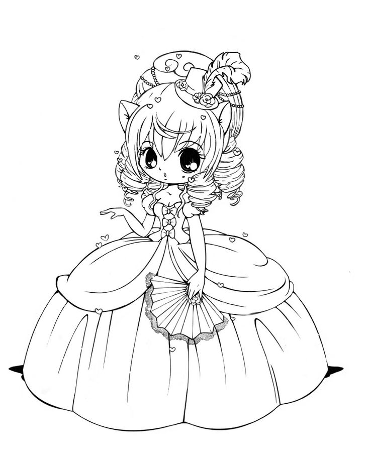 736x920 Anime Princess Coloring Pages 575521