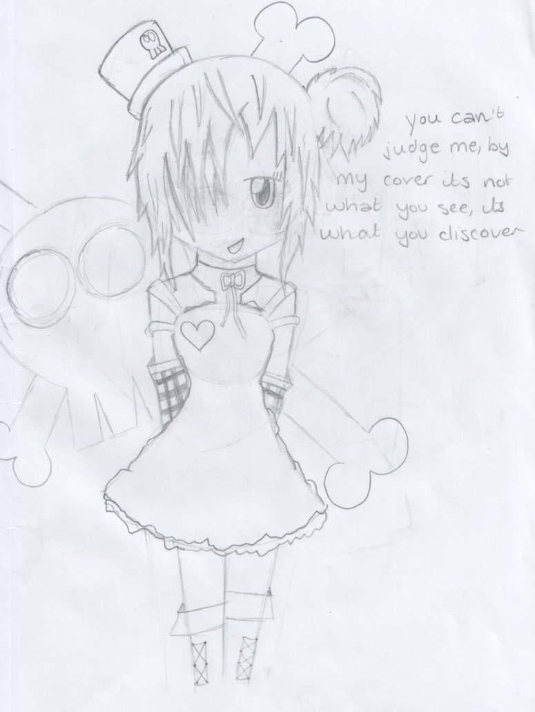 775x1031 Emo Girl Anime Drawing By Pikamattchu