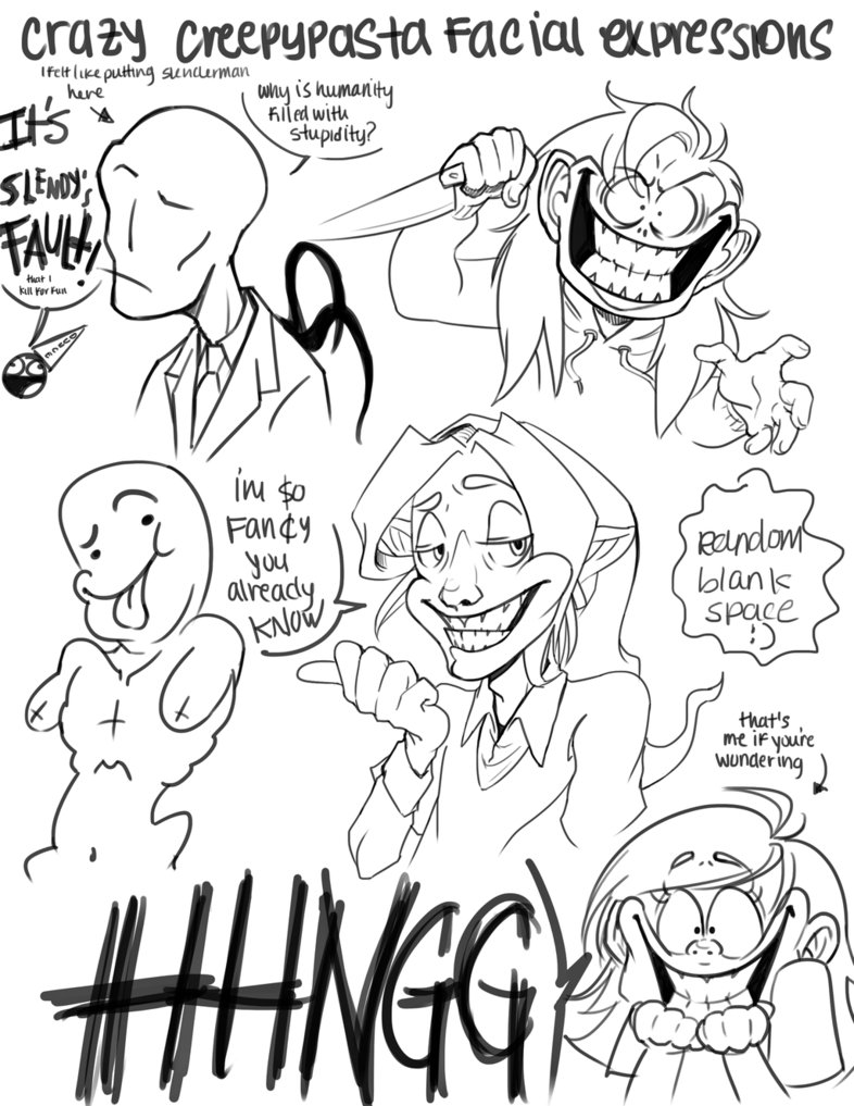 786x1017 Crazy Expression Doodle By Suchanartist13