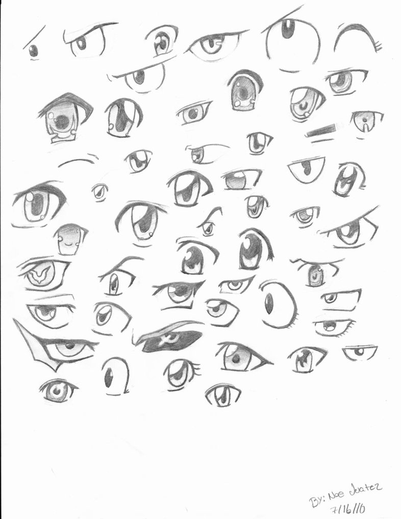 786x1017 Anime Eyes By Ninja4354