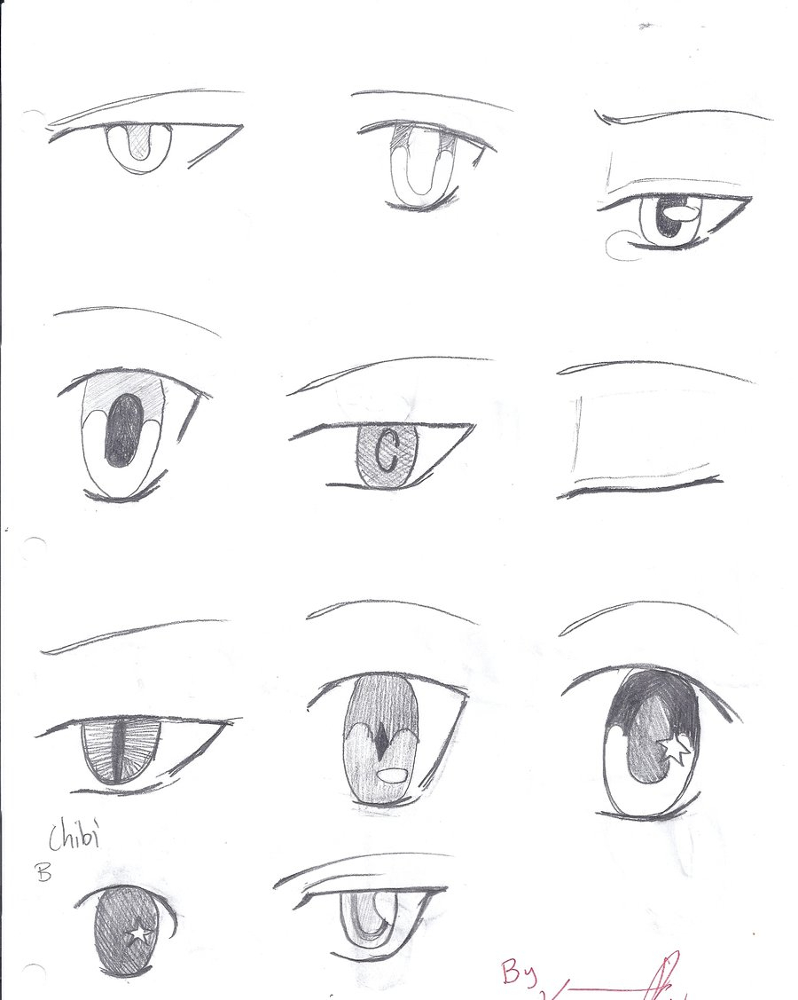 Anime Eyes Drawing at GetDrawings | Free download