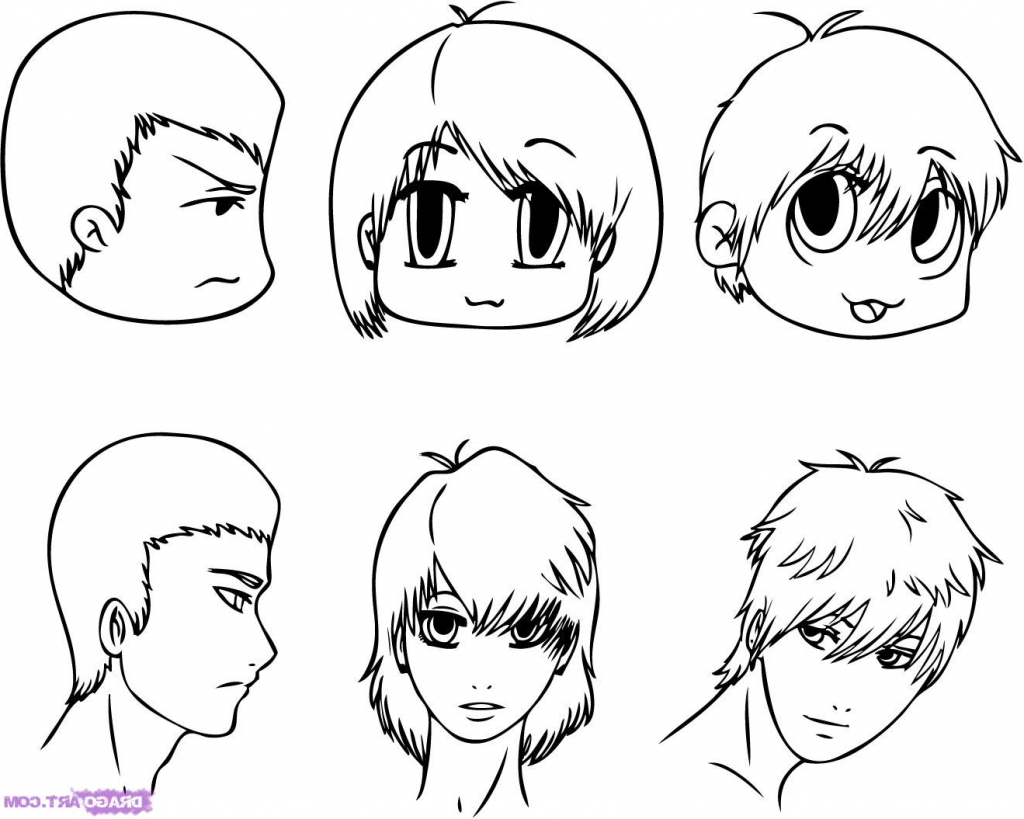 1024x819 Face Drawing For Kids How To Draw Chibi Faces Step Step Chibis