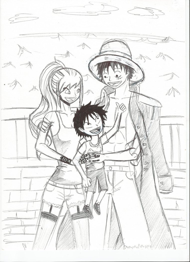 762x1048e Piece Family Monkey.d By Laefey