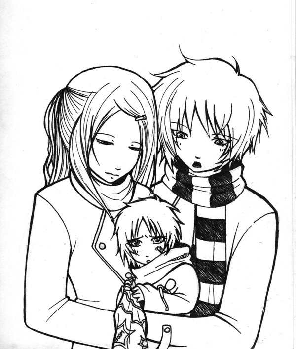 600x707 Sasodei Family Lineart By Gaarasbabe