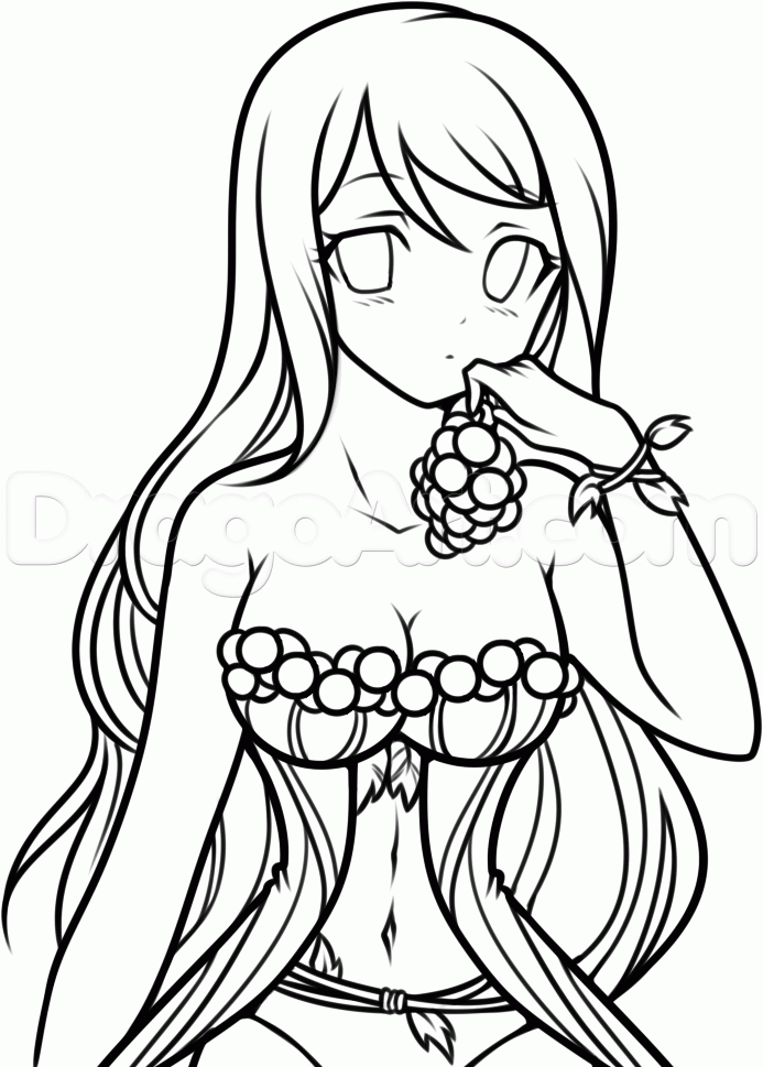 693x969 9. How To Draw An Anime Grape Girl