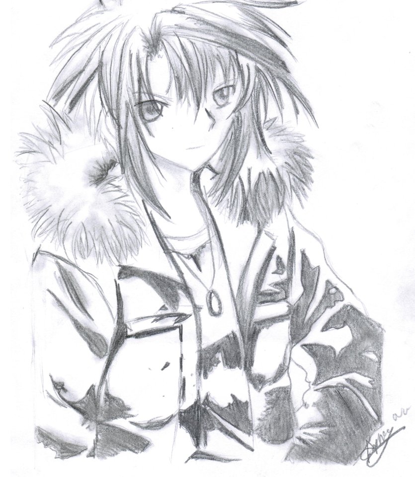 835x958 Anime Boy In Fur Jacket By Mangafox23