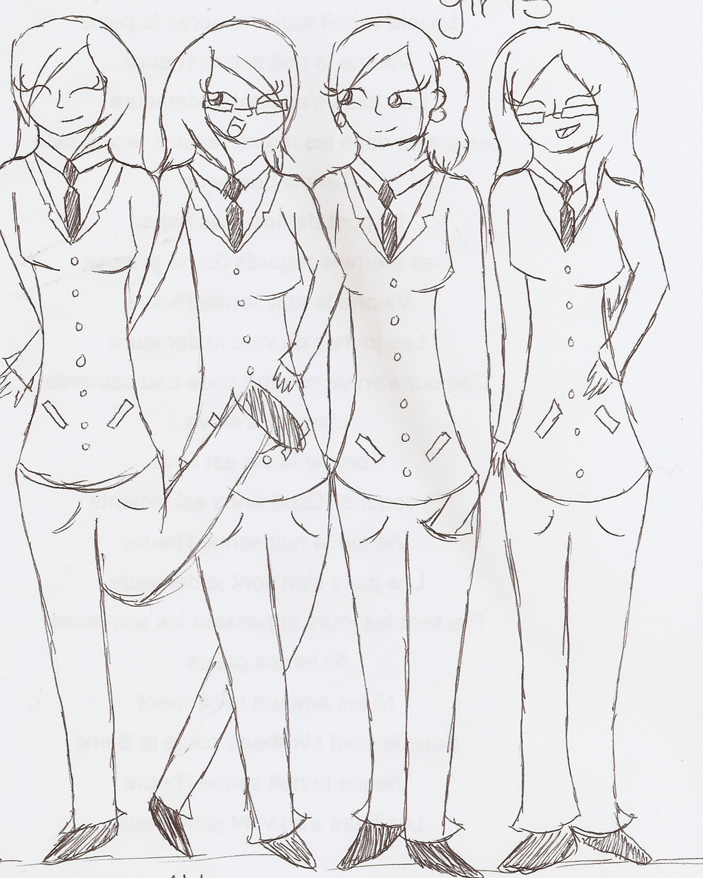 1024x1280 Anime Friends Drawing Best Friends 2anime Dude