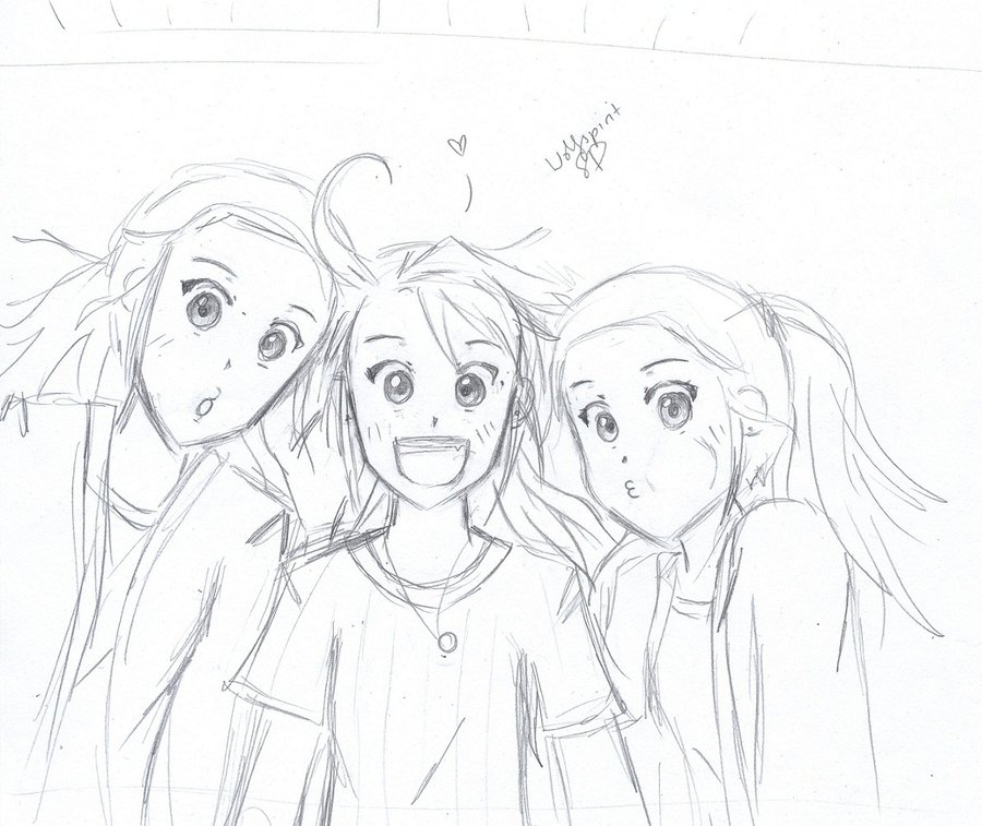 900x757 My Friends Sketch By Wolfspiritsd