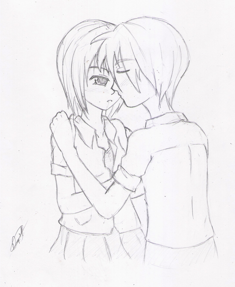 800x977 Photos Sketch Pic Of Girl With Boy,