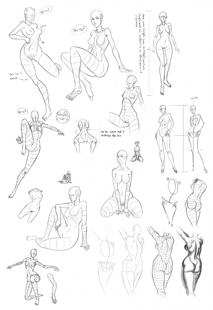 705x1024 Anime Girl Figure Sketch Images About Manga Female Body
