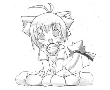 379x310 How To Draw An Anime Girl. Draw Anime Youtube. Step 5 Draw Hair