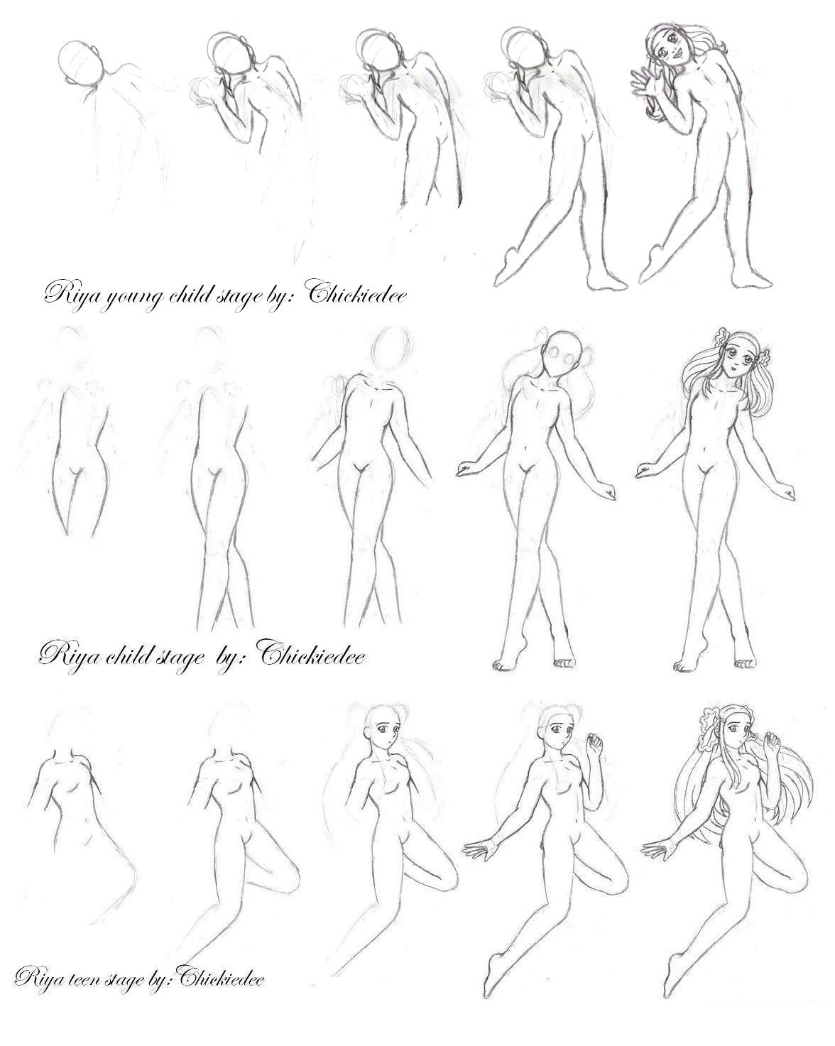 1176x1473 Drawing Anime Girl Body Drawing Anime Girl Body How I Draw