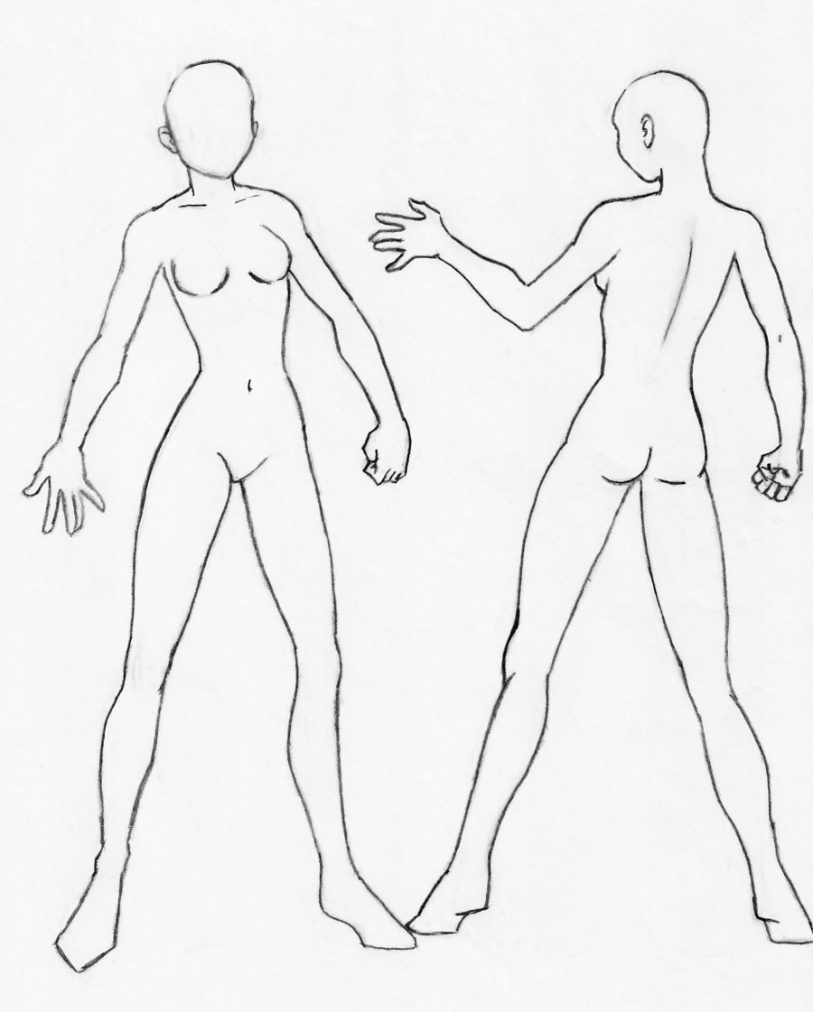 900x1121 Anime Female Blank By Pjbottoms