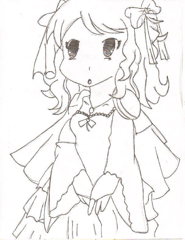 607x788 Anime Girl Dress By Sonichedgehog16