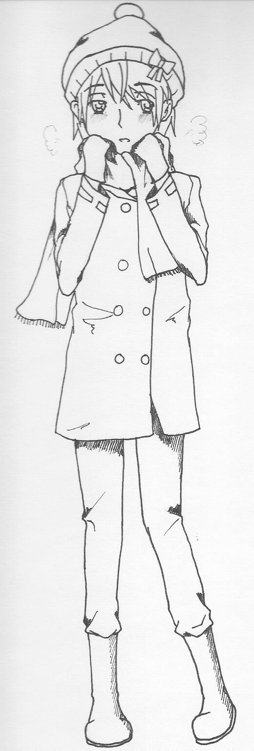 520x1536 Girl In Winter Clothes By Naotoshirogane1