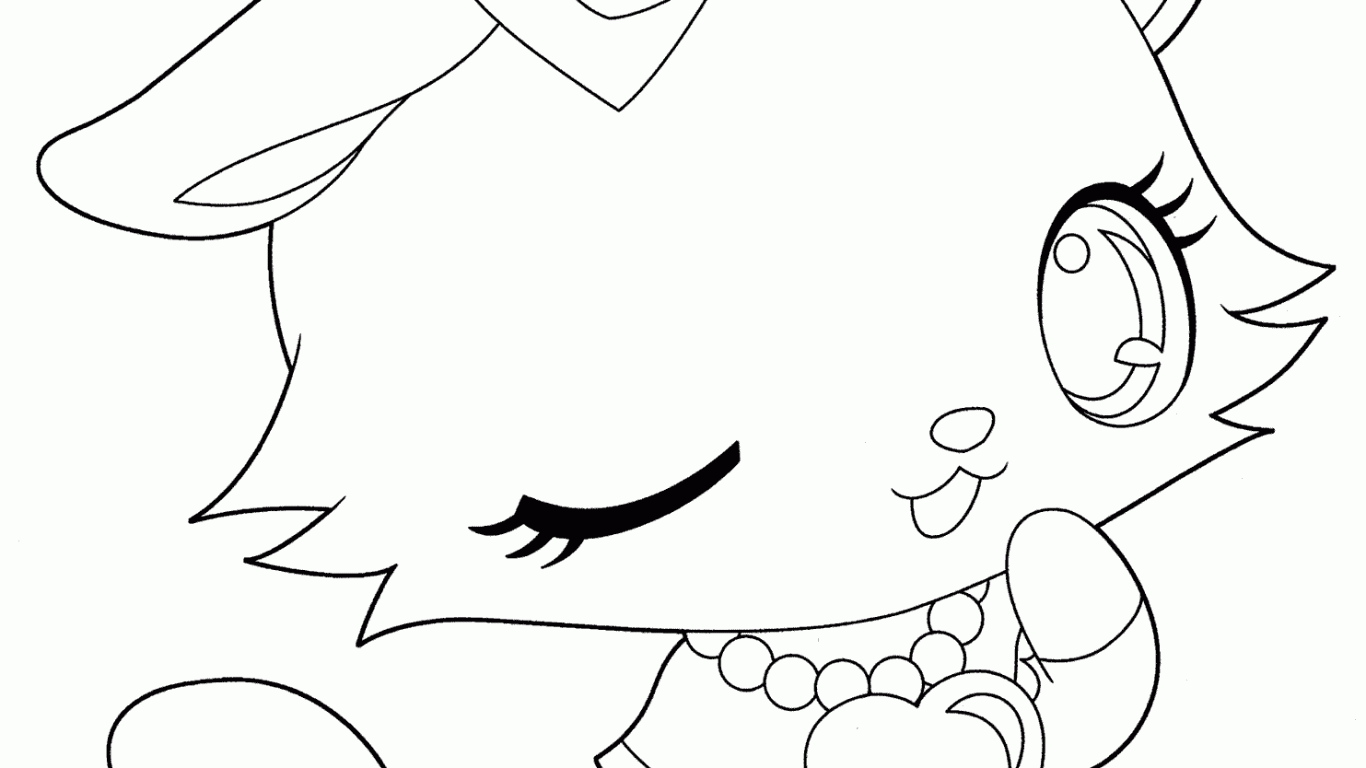 1366x768 Anime Animals Coloring Pages Home Warrior Cats Free Animal