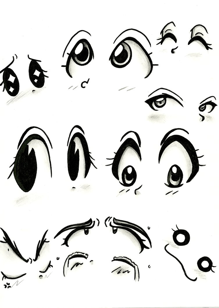 753x1060 More Female Eyes By Calanii