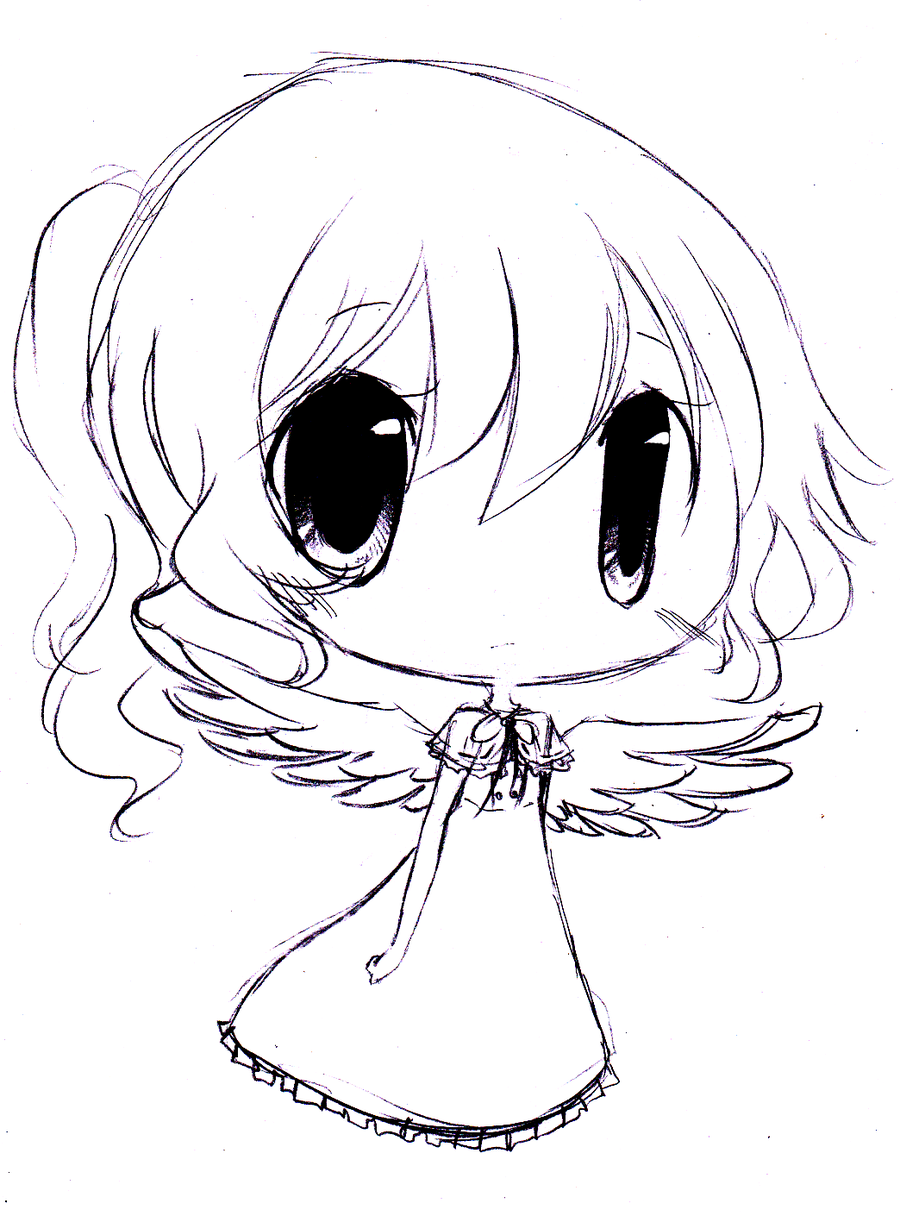 900x1216 Angel Girl By Operahouseghost