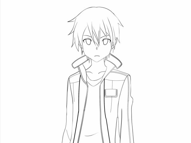 640x480 People How Anime Character Face Sketches To Draw A Cute Step By