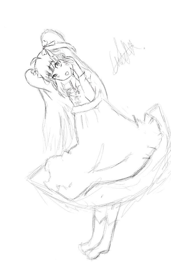 600x945 Anime Girl By Me! By Mokocchihana