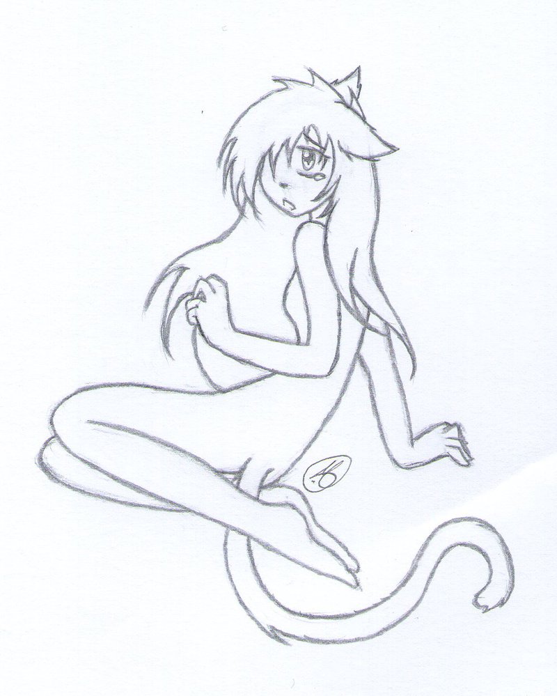 800x999 Anime Neko Girl By Mary Maru