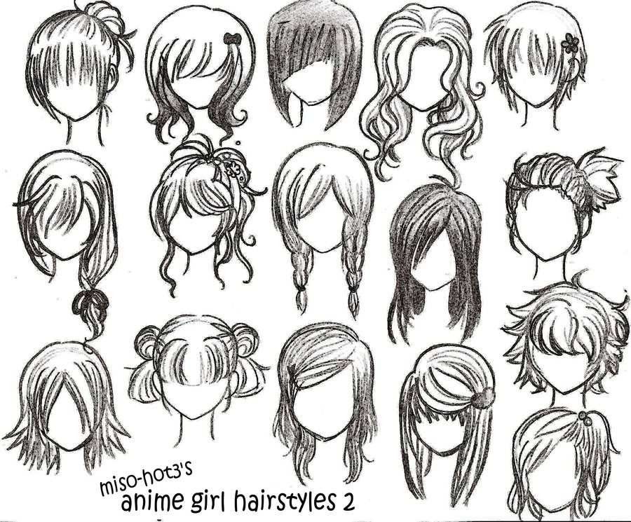 900x745 Draw Anime Girl Long Hair Tags Drawings Of Girls Hair How