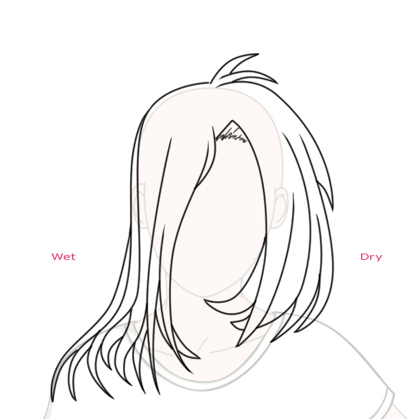 600x600 Create Big Gravity Defying Anime Styled Hair In Adobe Photoshop