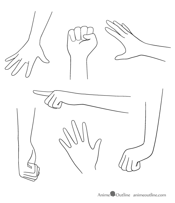 560x650 How To Draw Anime Hands Google Search Drawing