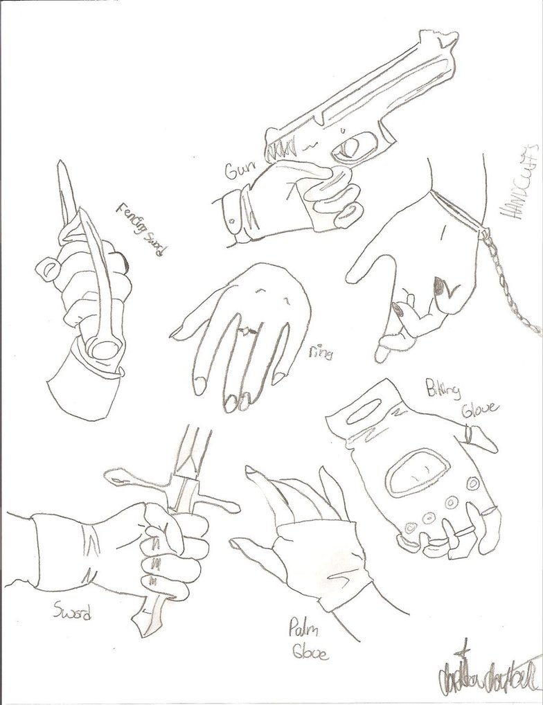 784x1018 Manga Anime Hand Study By Ghost Zero