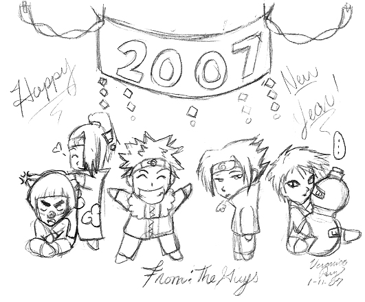 531x440 Anime New Year Drawings Merry Christmas Amp Happy New Year 2018 Quotes