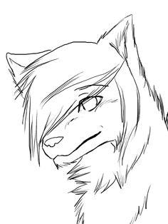 236x314 Drawn Wolf Hair Drawing