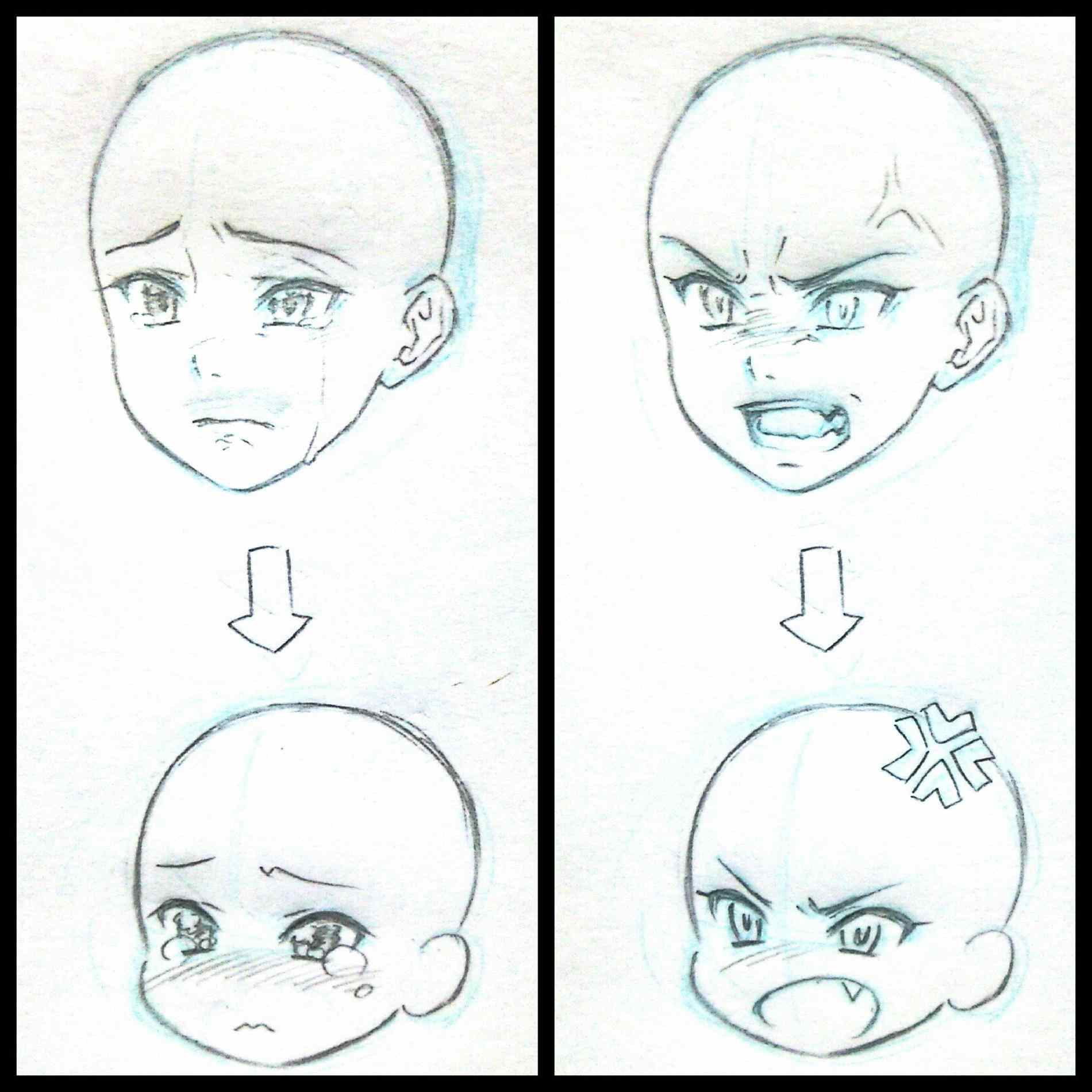 Draw Anime Faces Different Angles ~ How To Draw Anime Faces Different ...