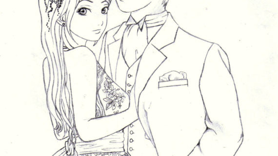 570x320 Drawings Of Anime Couples Anime Couple Hugging Drawing Beautiful