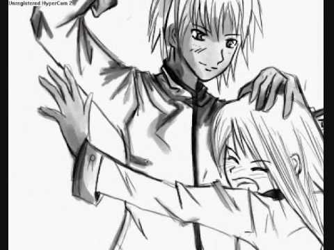 480x360 Anime Couple Speed Drawing