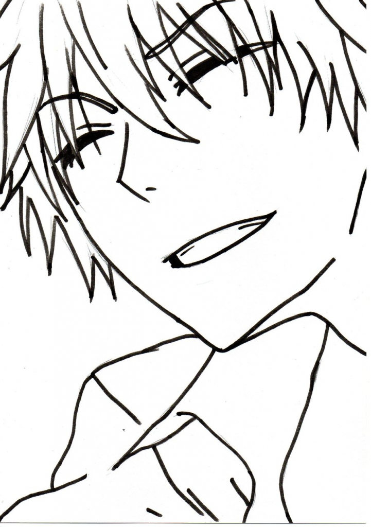 721x1024 Anime Easy To Draw Boy
