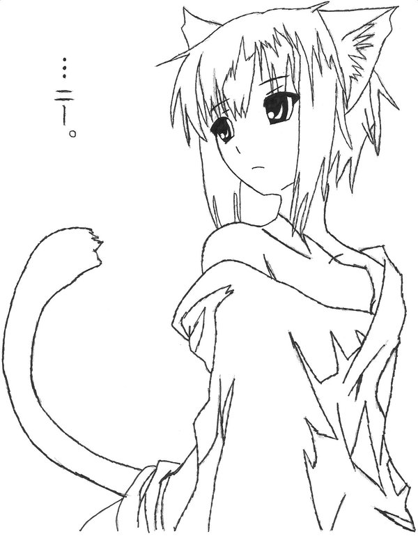 Anime Line Drawing at GetDrawings | Free download