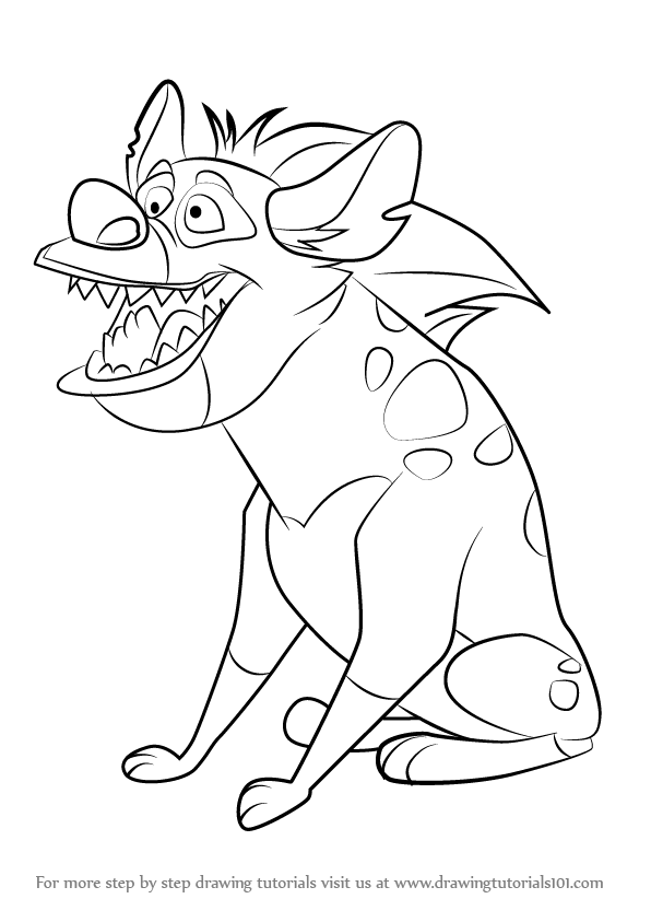 596x843 Learn How To Draw Chungu From The Lion Guard (The Lion Guard) Step