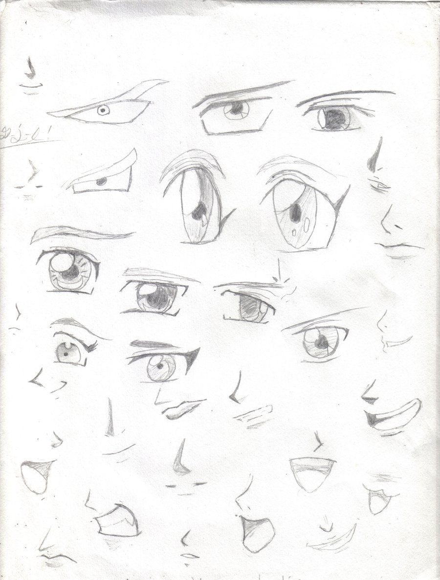 900x1186 Anime Manga Eyes Mouths Noses By Blood4undeadsoul 000