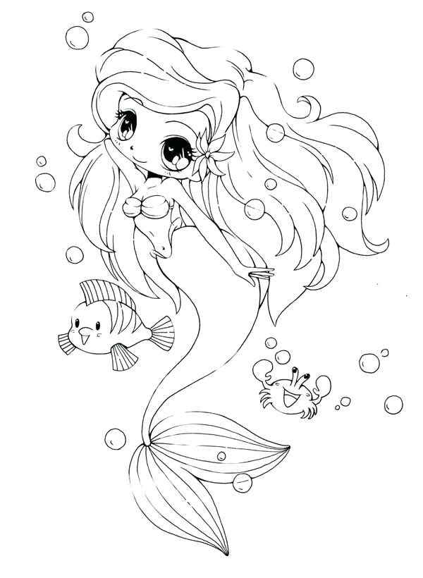 600x820 Coloring Pages Of Mermaids Anime Mermaids Step Mermaid Coloring