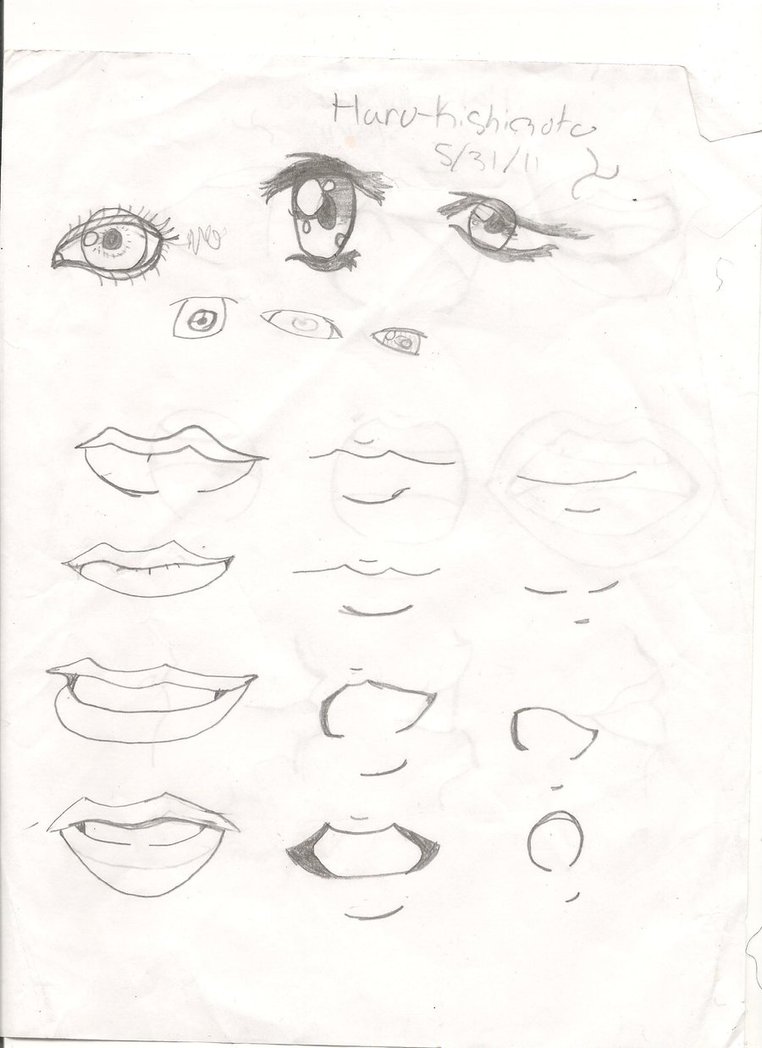 762x1048 Anime Mouths Part 1 By Haru Kishimoto