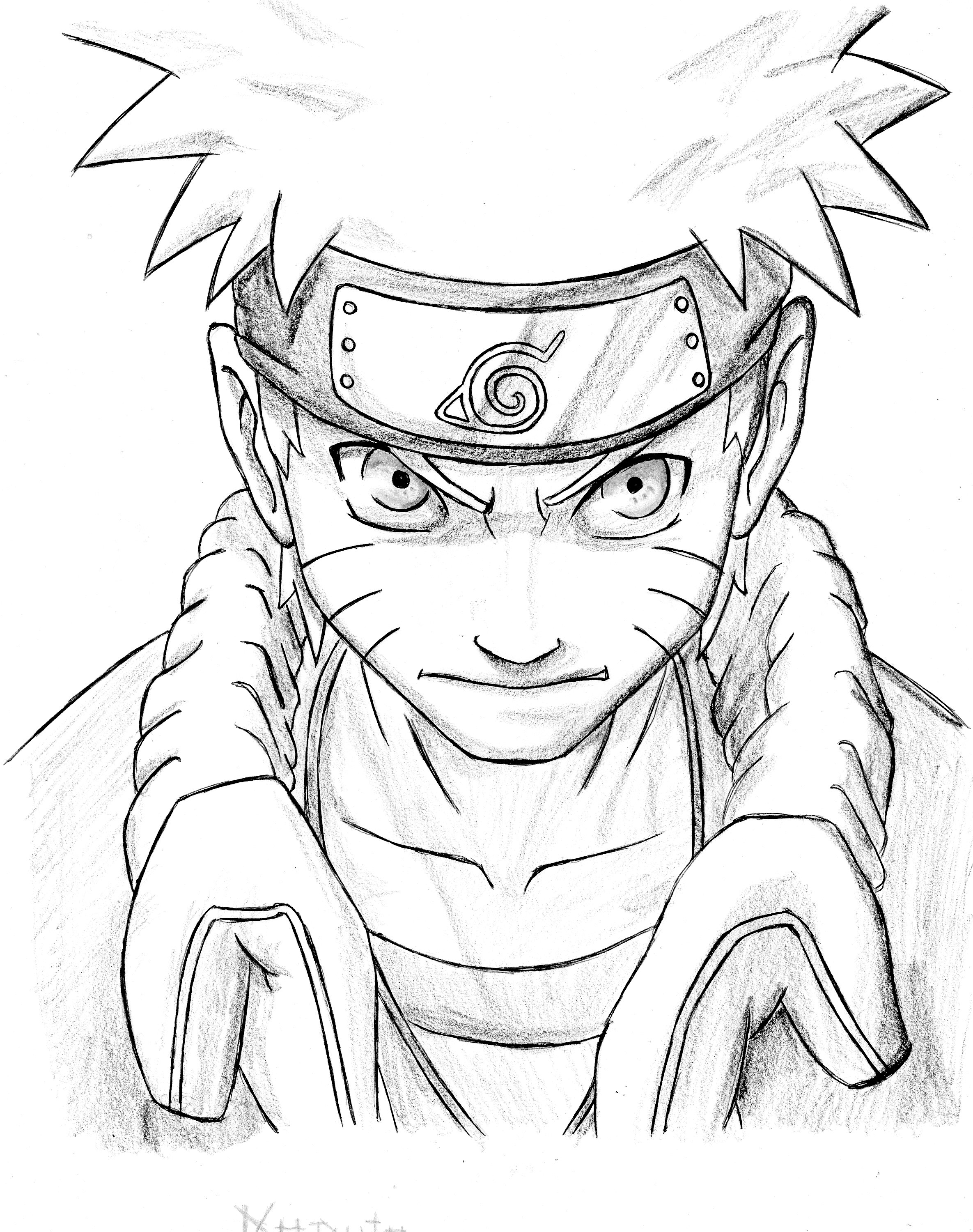 Anime Naruto Drawing at GetDrawings | Free download