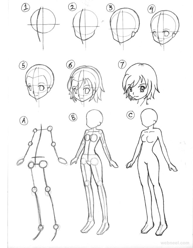 660x848 How To Draw Female Anime 28