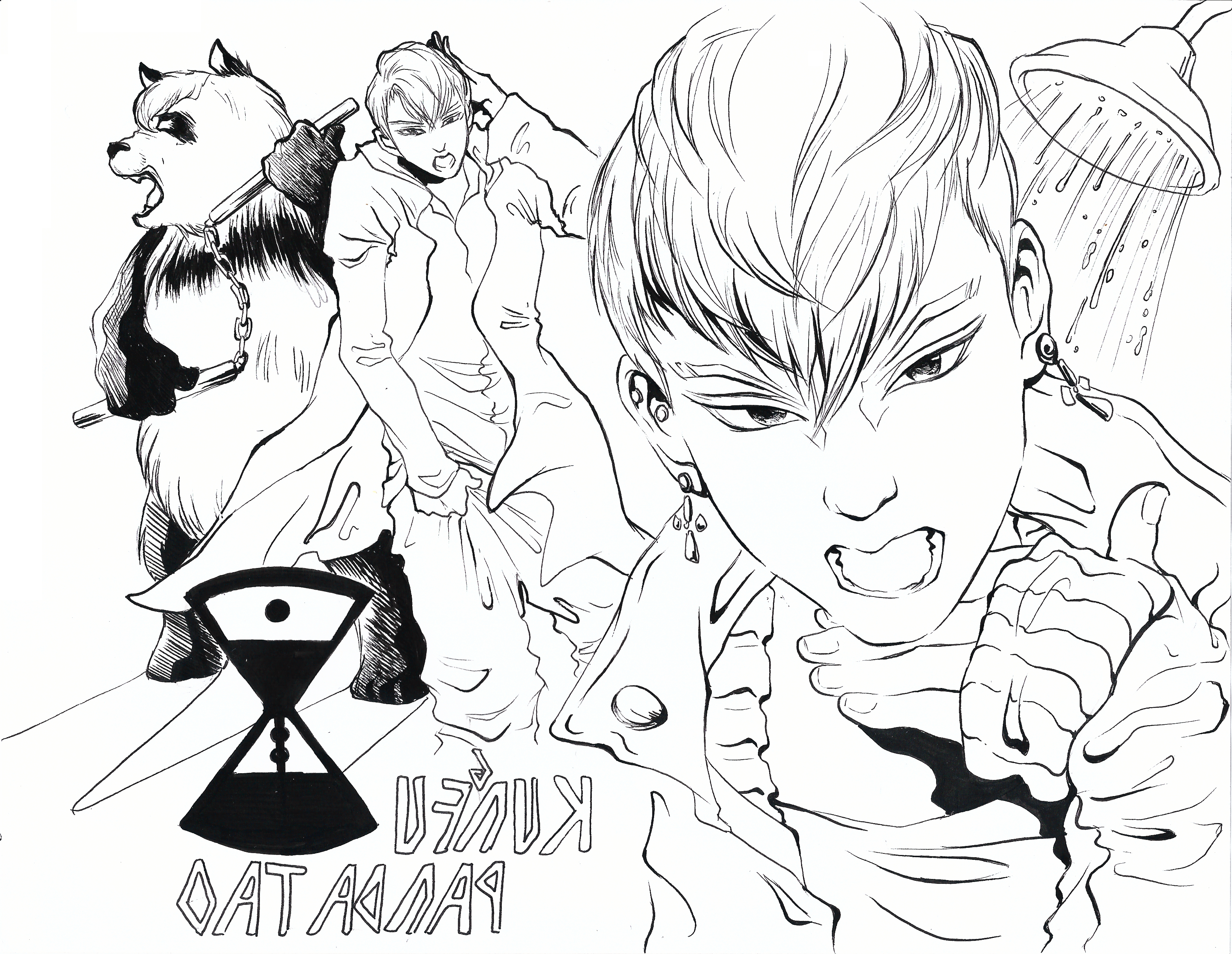 3285x2543 Kung Fu Panda Drawing To Version Anime How To Draw Tigress