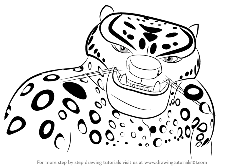 800x566 Learn How To Draw Tai Lung From Kung Fu Panda 3 (Kung Fu Panda 3